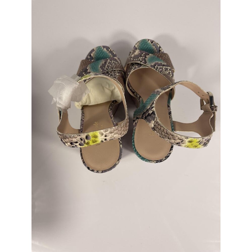 Kate Spade Shoes Women's Size 8.5 Grace Lemon Sorbet Platform Heels New - Picture 5 of 9